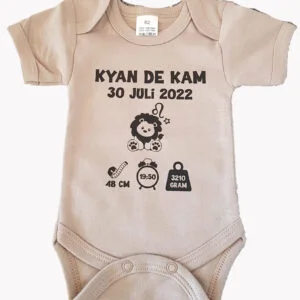 Geboorte Romper Leeuw