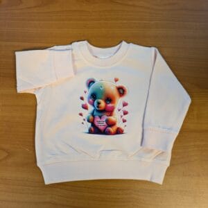 Geboorte trui Beer met naam en geboorte datum