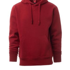 Hoodie Donker Rood Volwassen